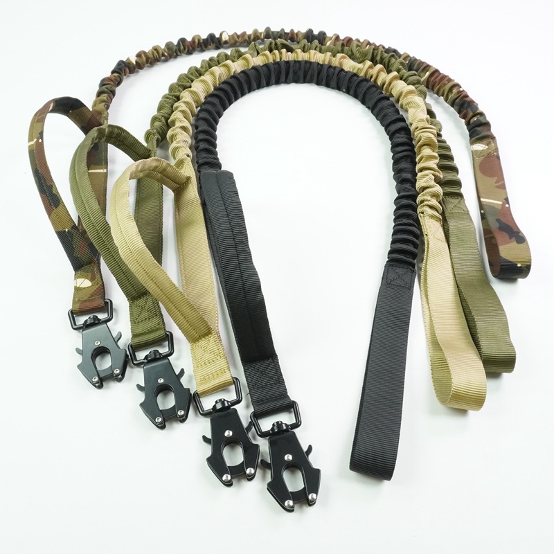 尼龙战术狗绳宠物狗项圈户外训练狗狗牵引绳战术狗带伊丽莎白圈