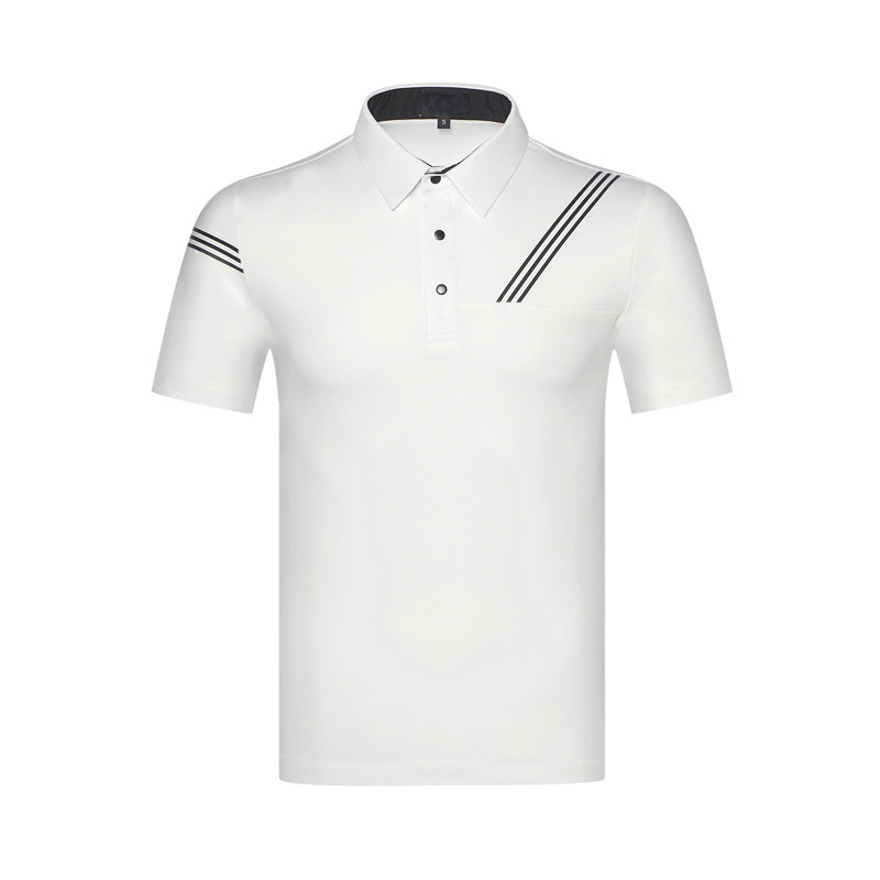 Golf Clothing Men's Outdoor Quick-Drying Sports Short-Sleeved Polo Shirt No-Iron T-Shirt Breathable Golf Top 2024