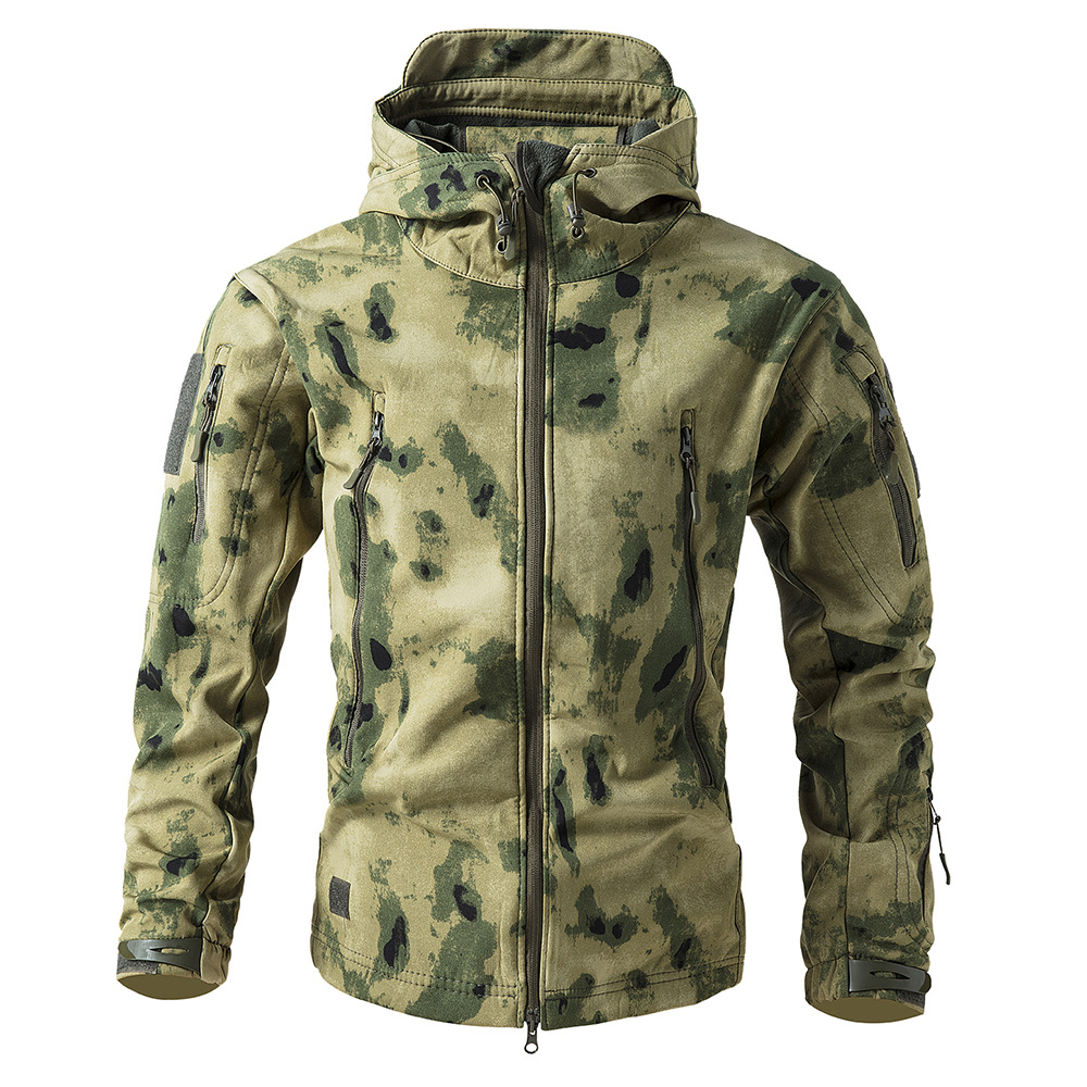 Men's 3-in-1 Breathable Windproof Camouflage Outdoor Jacket_voghion.com
