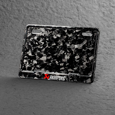 license plate frame, rear license | Nömrə qabı - motorcycle-ultra-high-end-forged-snowflake-carbon-scorpion