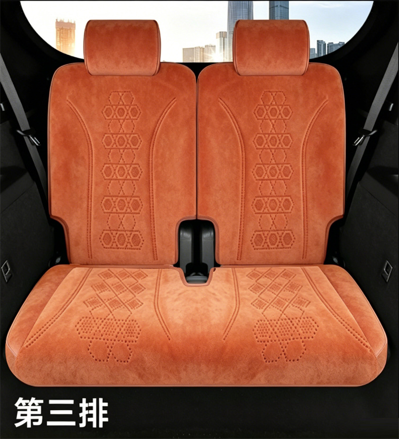 New Model Byd Tang Dmi Ev Seven-Seater Breathable Rams Saddle Cushion Car Seat Cover for Special Vehicles