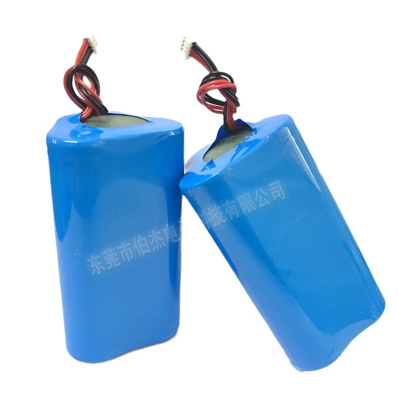 12V三角形18650电池探鱼船器防爆照明灯按摩喷雾器筋膜枪锂电池