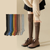 winter thickening Plush keep warm lady long and tube-shaped Socks solar system JK Korean Edition High cylinder Solid Terry Knee socks