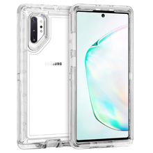 现货适用三星NOTE 10 Plus手机壳透明三合一亚克力防摔S25 Ultra
