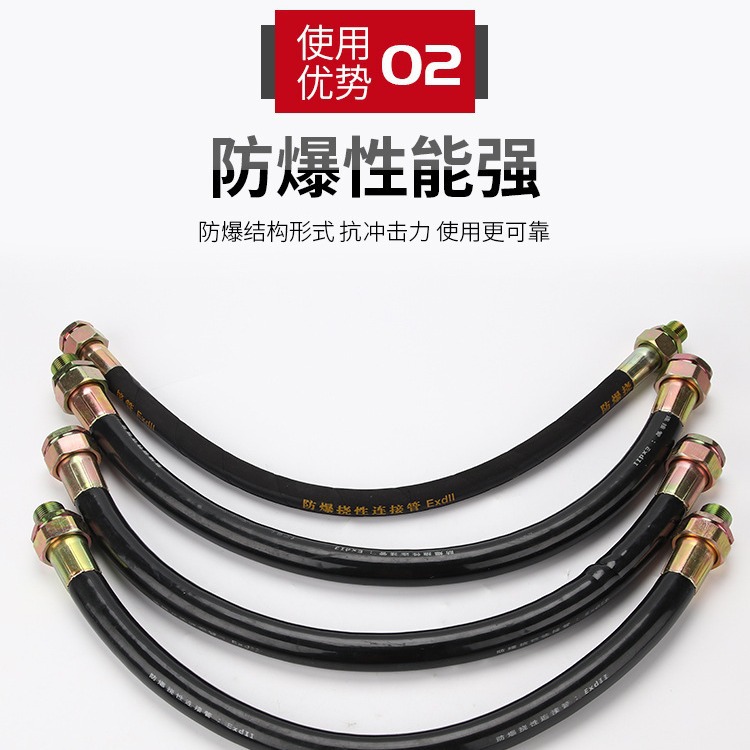 防爆软管等级真空加热炉摄像头连接管