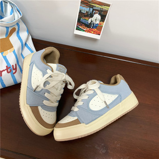 Women's low-top board shoes all-match ins style student 2024 autumn new canvas shoes casual niche shoes far wave 5372