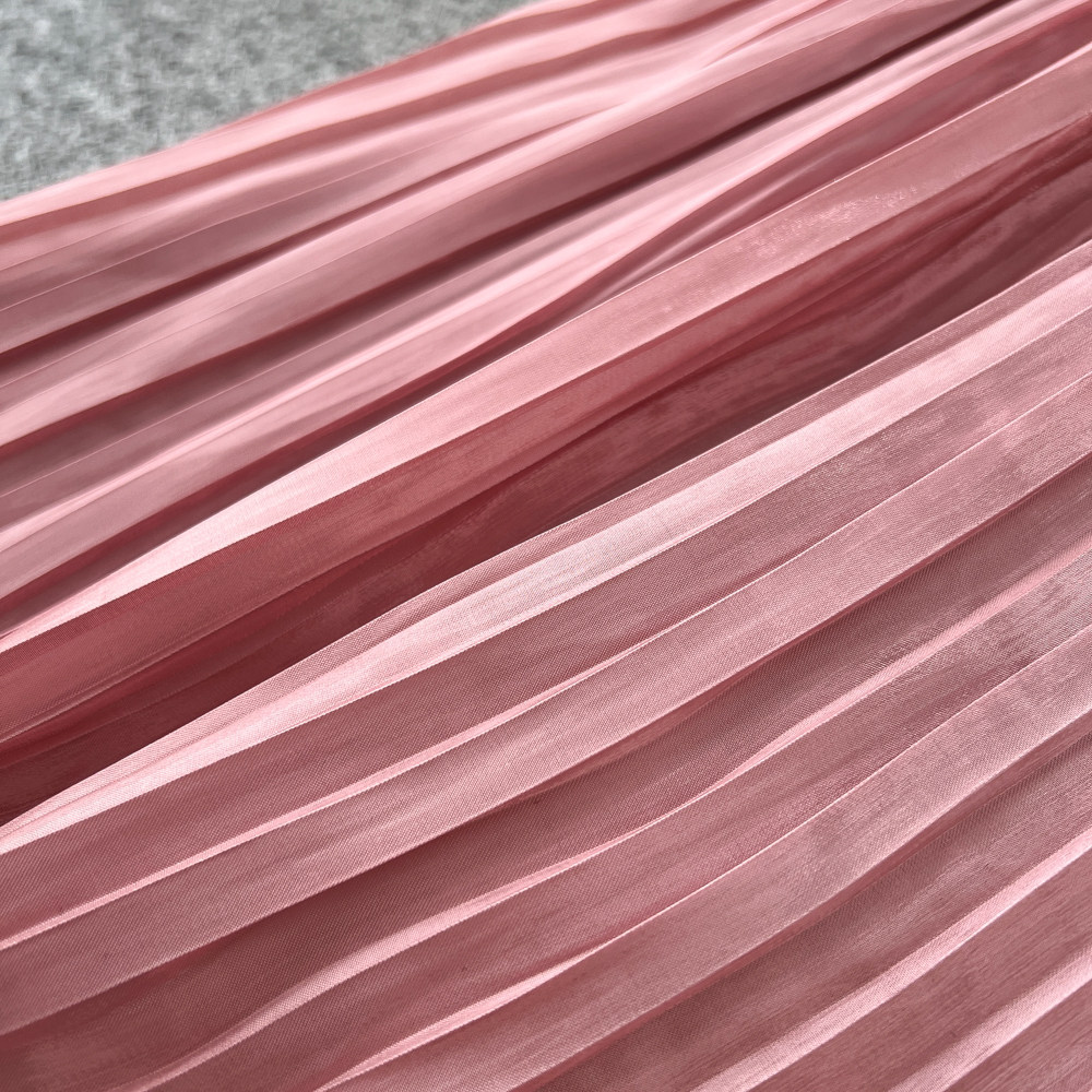 French Style Off-Shoulder Spaghetti Strap Dress Korean Waist Cinching Summer Elegant Long Dress for Vacation_ecoleips.com