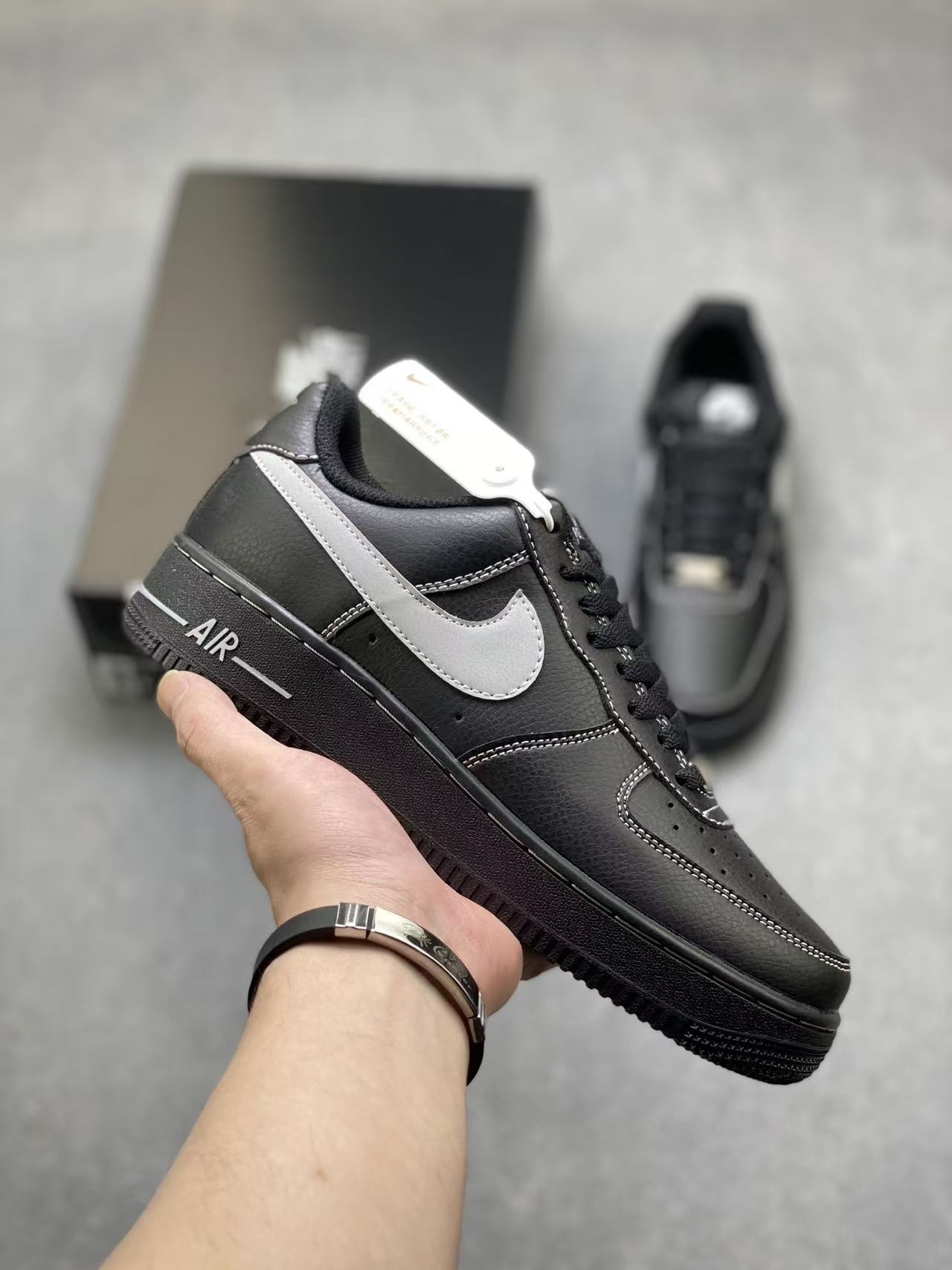 Zapatos de comercio exterior transfronterizo Putian AF1 Fuerza Aérea No. 1 blanco puro negro puro zapatos de patina baja para hombres y mujeres zapatos deportivos casuales