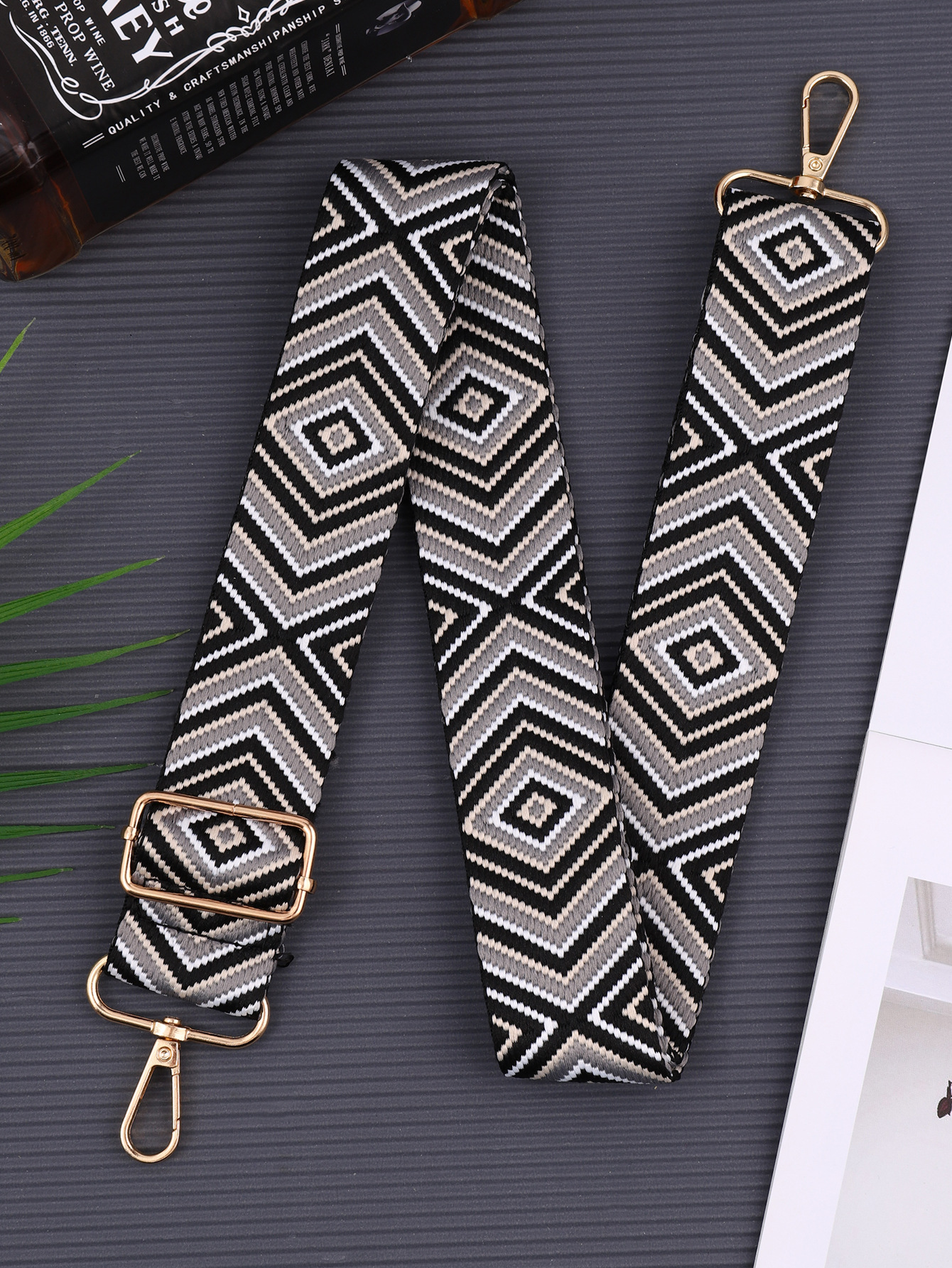 クロスボーダーファッションナイロンワイドショルダーストラップ、調節可能、多機能バッグ、交換可能なショルダーストラップ、旅行用化粧バッグアクセサリー