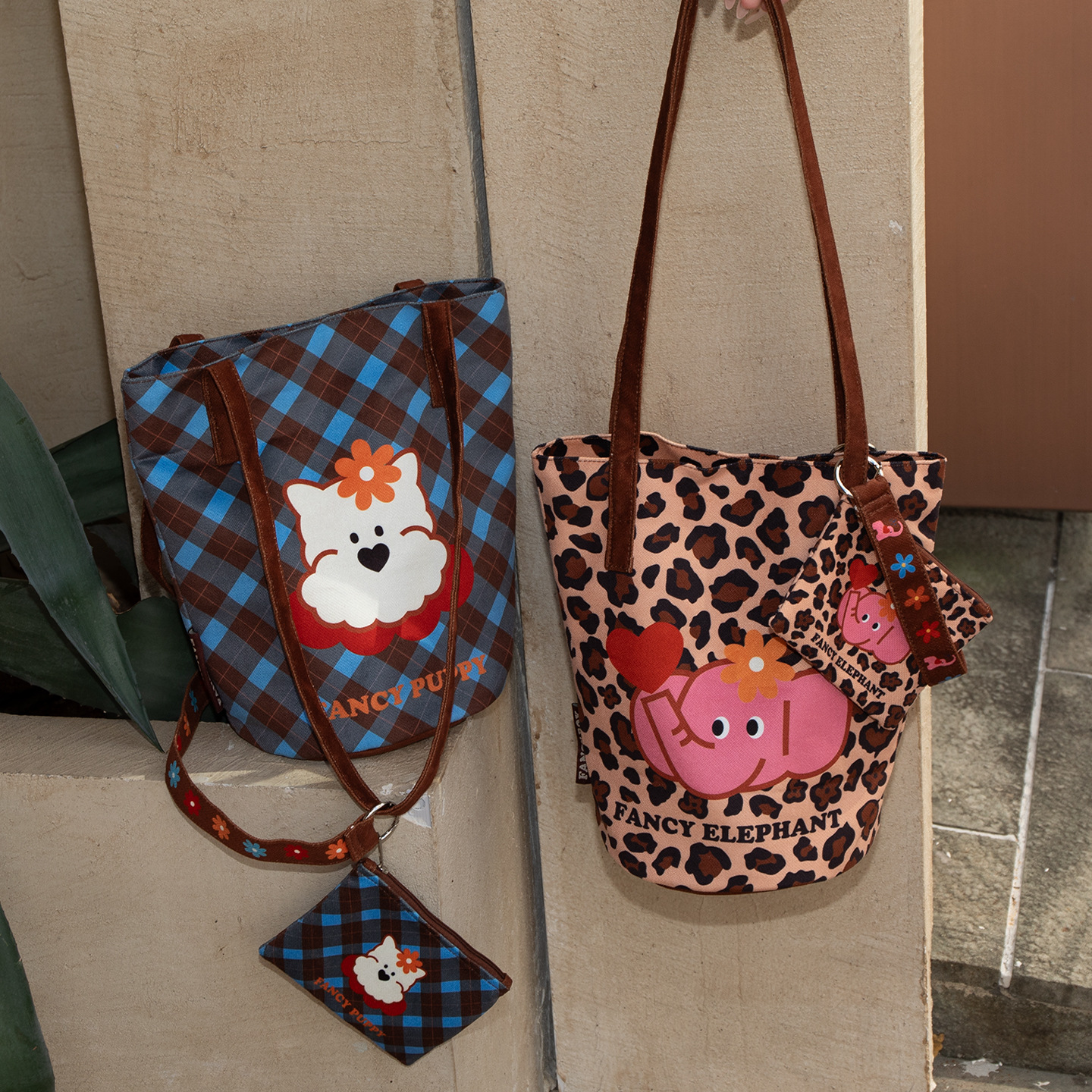 Forest Party Bucket Bag New Large Capacity Shoulder Bag Multi-Purpose Commuter Crossbody Handbag - Thumbnail 3