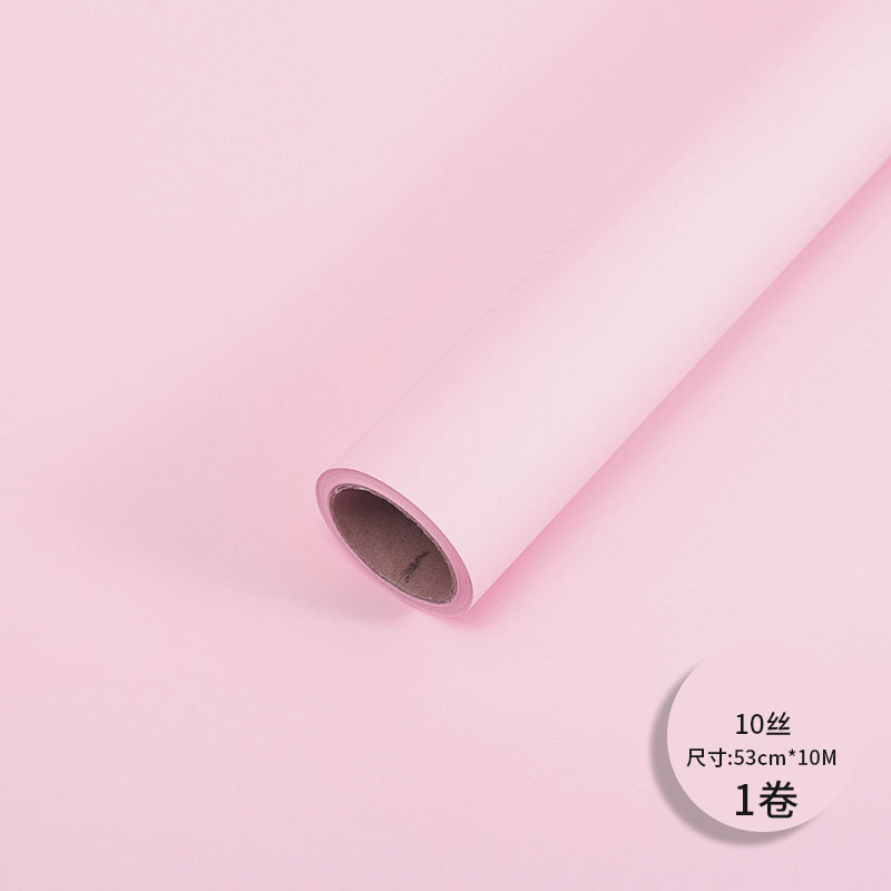 Red popular 10 seda coreana papel de estilo amor mate niebla papel esmaltado espesado impermeable duro florista de papel de envoltura