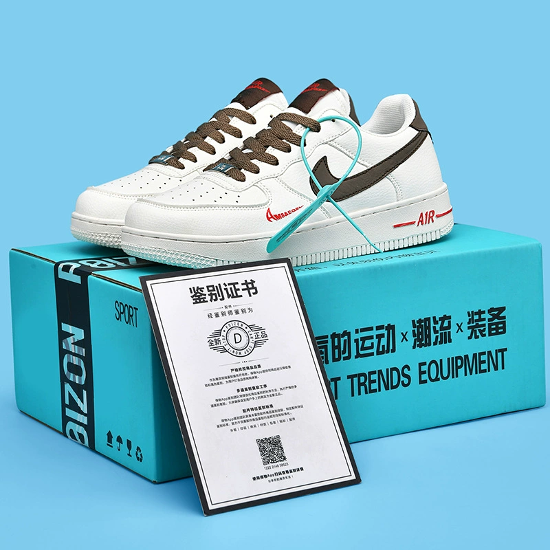 Брендовые кеды Nike Air Force 1 низкие белые спортивные износостойкая обувь белого цвета