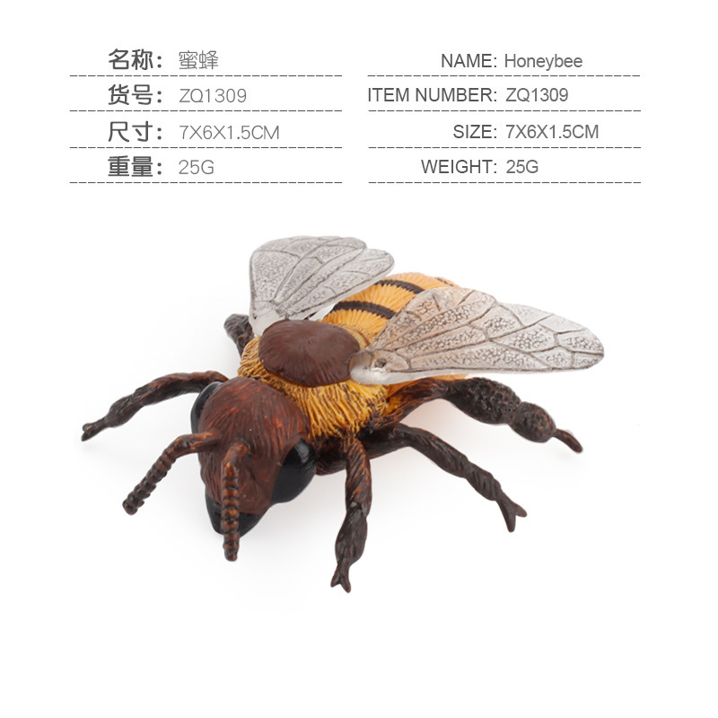 Sólido artificial abeja araña mariposa Naruto ciempiés insecto modelo animal juguete de los niños arena bandeja Decoración