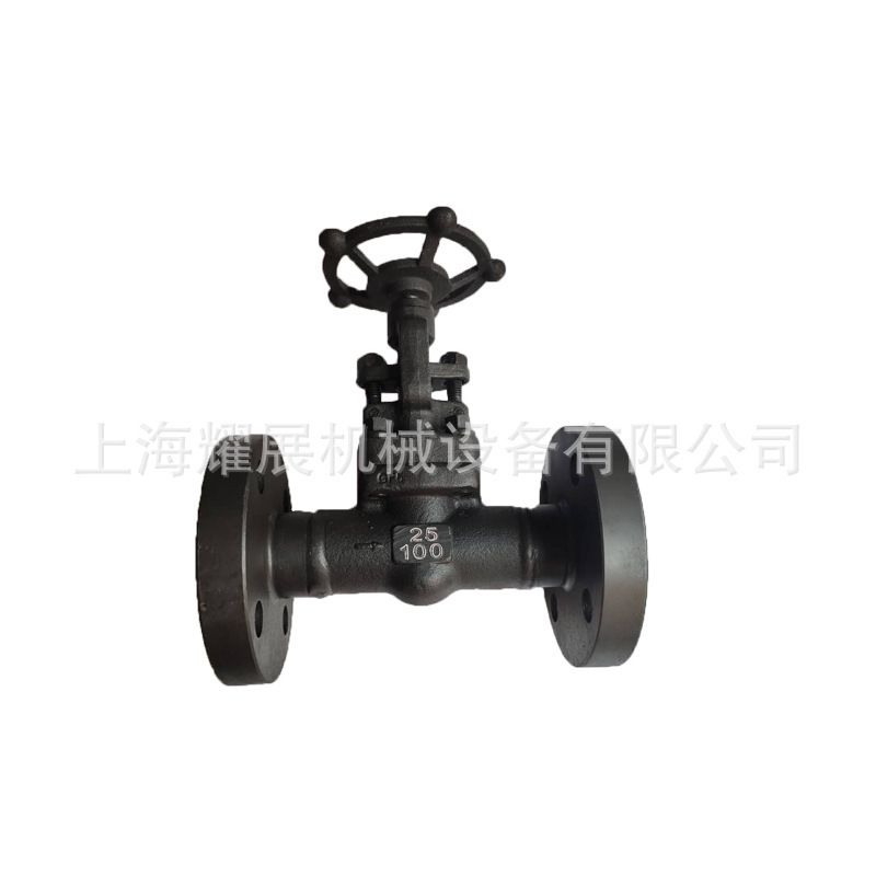J41Y-100C锻钢不锈钢法兰截止阀 手动高温高压锻钢闸阀截止阀DN25