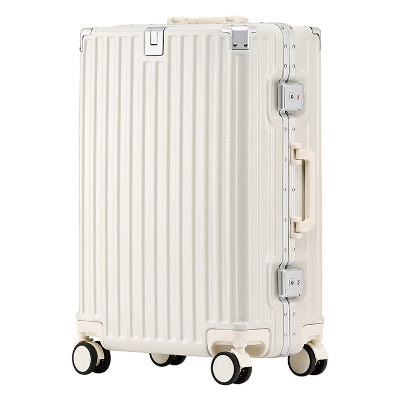 Maleta multifuncional con marco de aluminio para mujer 24 pulgadas anti-caída 28 maleta con ruedas para hombre 26 maleta 20 con código de embarque