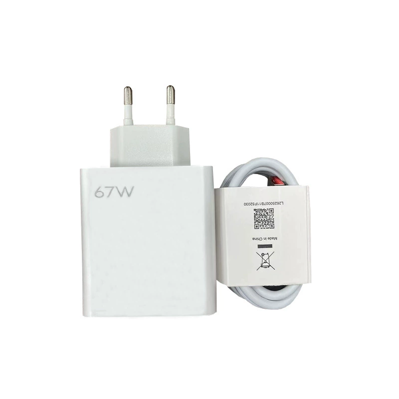 Charger (Xiaomi) 120W EU fast PD adapter — USB-C, multi-watt 33W/67W/120W options