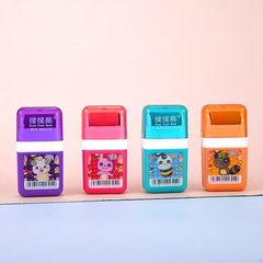 Creative Roller eraser with cute animal design, perfect for children and students - cartoon-style stationery supplies