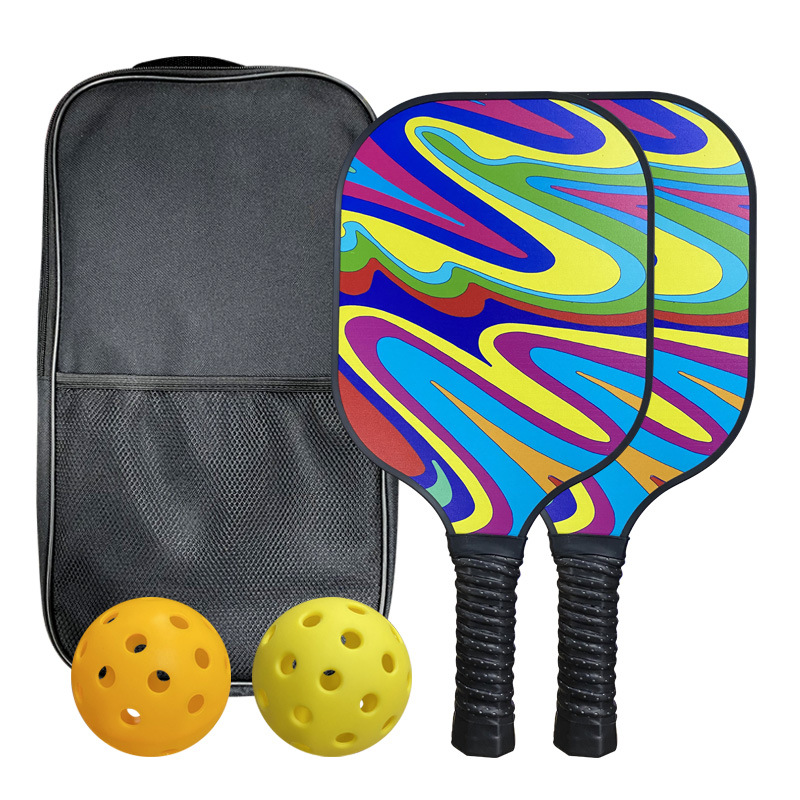 ST0040 라켓 * 2 공 1 저장 가방 [위장 낙서]