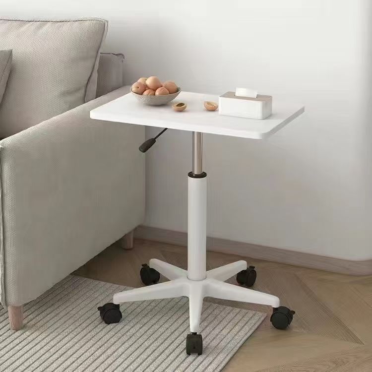 Fabrica directa polea móvil mesa pequeña de pie mesa de trabajo puede elevar pequeña mesa de cama computadora portátil