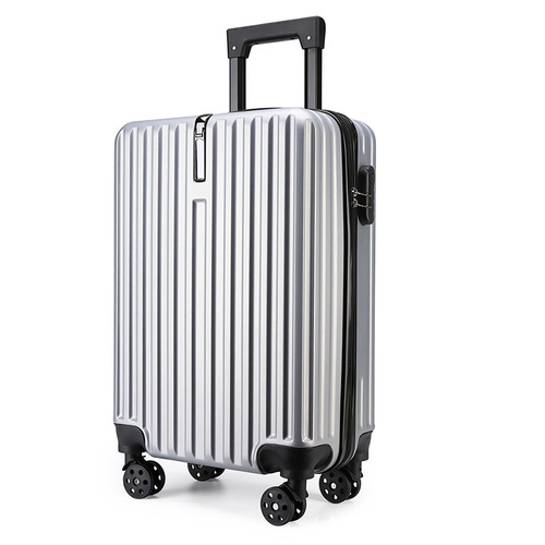 20-inch solid-color large-capacity suitcase with swivel wheels, combination lock, pull handle, business trip travel carry-on case