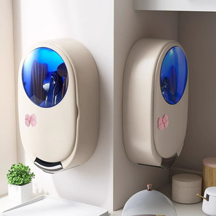 Chopsticks Disinfecting Machine Kitchen Household Small Intelligent UV Household Rechargeable Wall-mounted Disinfecting Chopsticks Holder with Lid