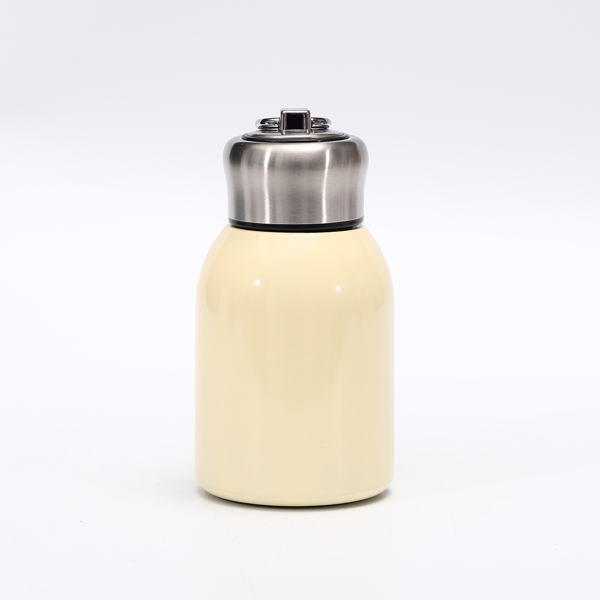 Cross-border mini lindo pequeño gordo Ding304 taza de aislamiento de acero inoxidable de doble capa vacío portátil anillo de bolsillo taza