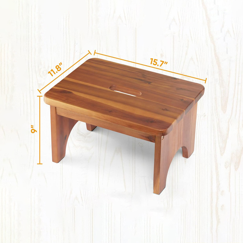 Reposapiés de madera hogar multifuncional taburete portátil cocina baño bebé taburete de seguridad de madera