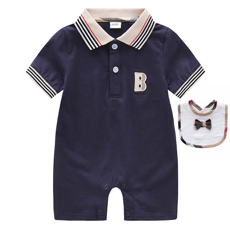 Salopetă pentru bebeluși, set subțire pentru copii din bumbac pur de vară, îmbrăcăminte pentru nou-născuți, salopetă pentru copii pentru bărbați și femei_voghion.com