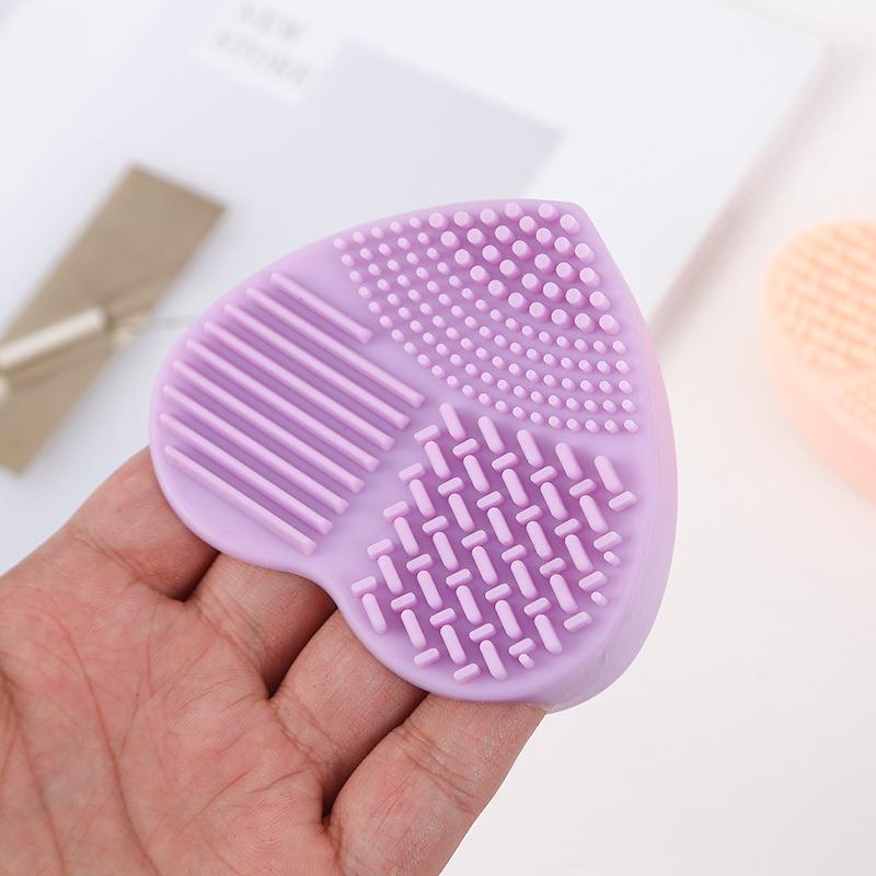 Heart-Shaped Silicone Cleaning Brush