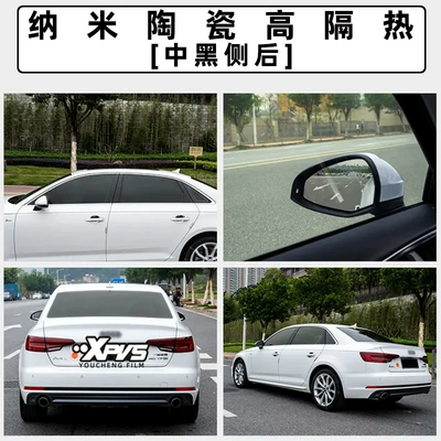 Automotive Film — Window Film, Glass Explosion-Proof Film - car-including-5-seat-compact-suv-titanium-nitride-ceramic-film-mid-black-side-rear