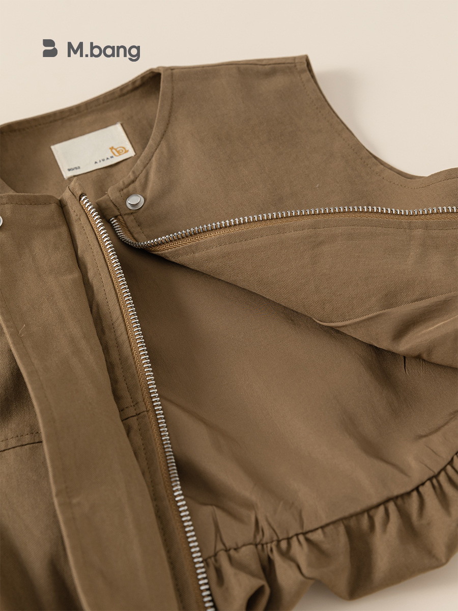 Youbao Ropa para niños Chaleco para niños Chaleco de otoño de todo fósforo retro para niños Chaleco de estilo extranjero para niños Chaleco de bebé
