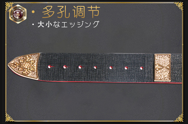 Jiuai SM Flying Fish Collar and Chain Set with Metal and Leather Bondage Accessories — detail image 8