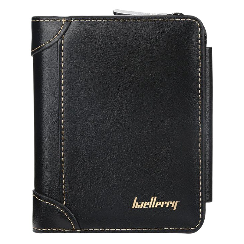 baellerry men's wallet short European and American business multi-card wallet fashion zipper change purse tide wholesale
