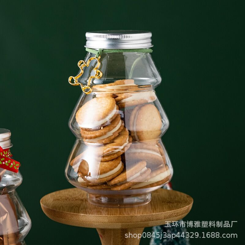 500ml赤ネット雪だるま瓶クリスマスツリー哺乳瓶ジュース瓶コーヒー瓶petペットボトル|undefined