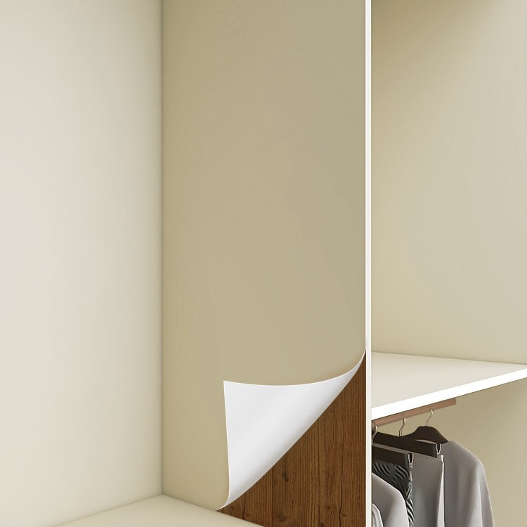 The inner wall of the old wardrobe in the inner wall of the inner…