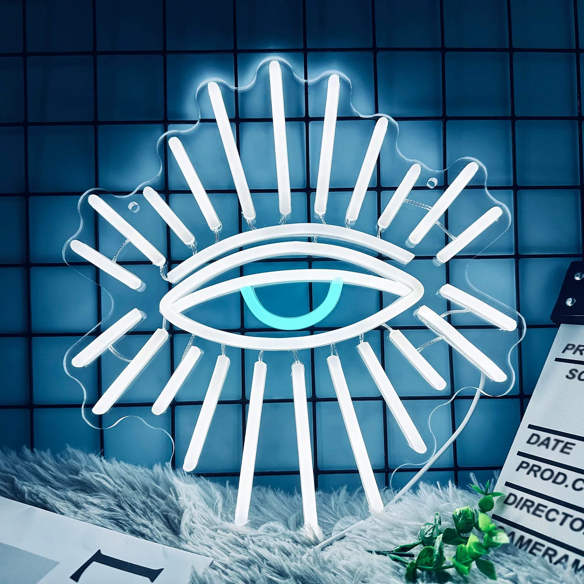 Настенный светильник LED, креативный неоновый ночник для спальни, разные формы, 5В USB или 12В адаптер