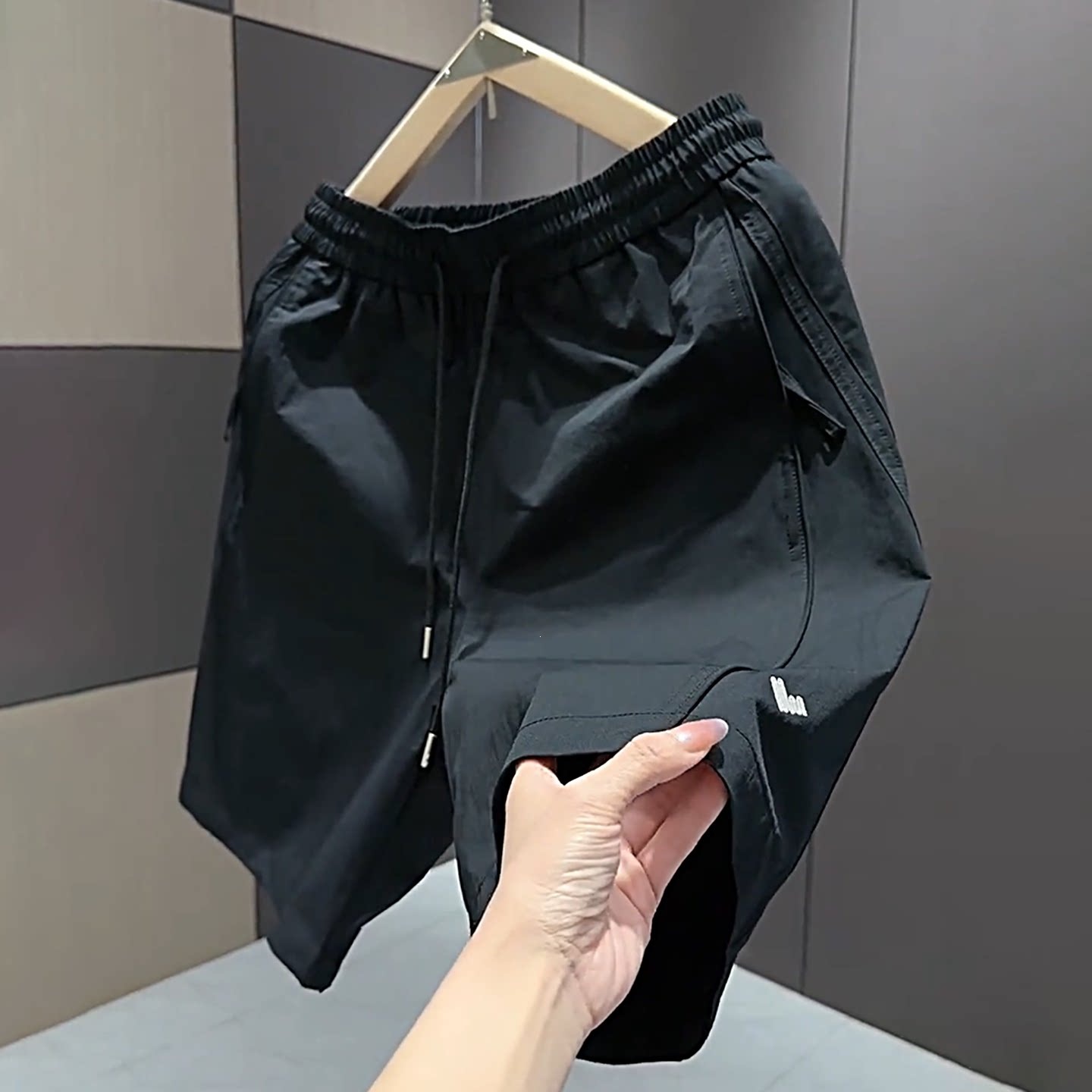 Men's Clothing Men's Quick Drying Casual Sports Shorts Summer Loose Fit Trendy Brand Versatile Candy Colors Bottoms_viptrois.com