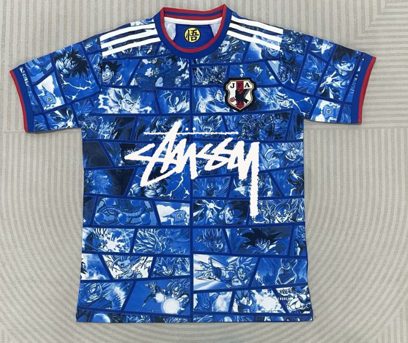 Stussy Jersey Brasil Flamengo Italia Edición conmemorativa Portugal París Francia Uniforme de fútbol