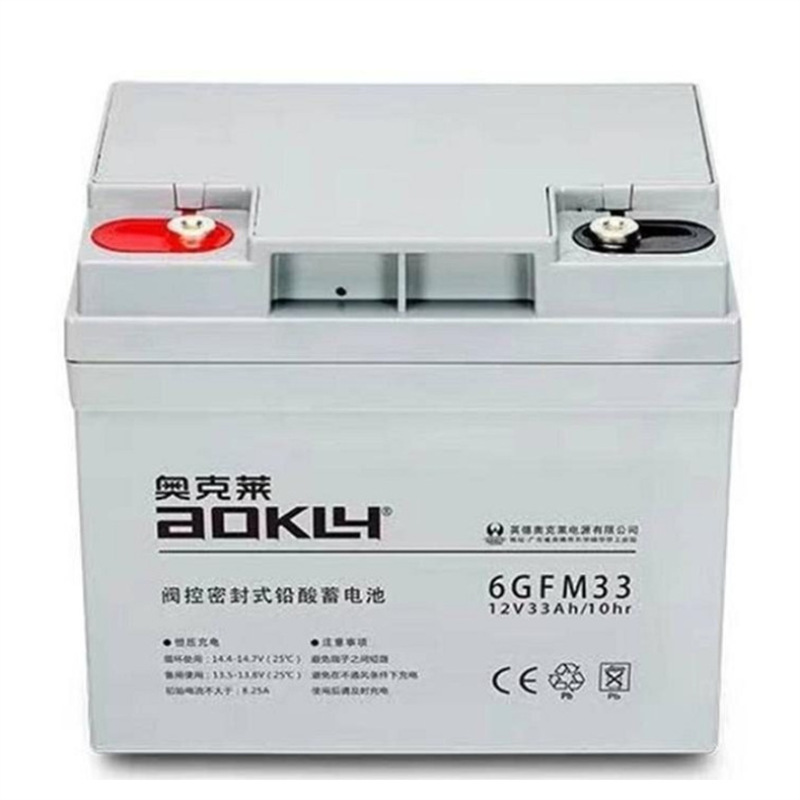 6GFM33奥克莱阀控调节蓄电池12V33Ah优异深循环性能
