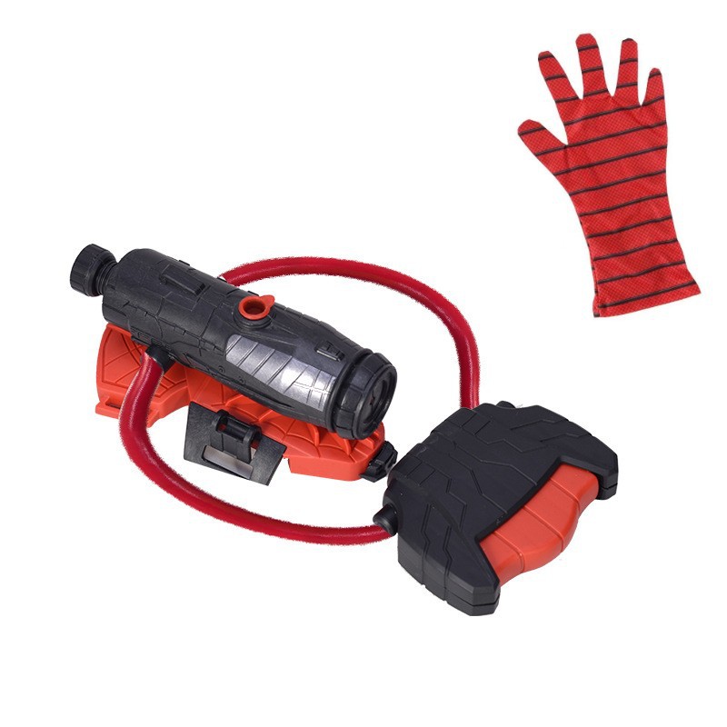 Cross-border Spider Wrist Launcher Children's Wearable Spider Gloves Water Play Toy Manual Press Water Gun
