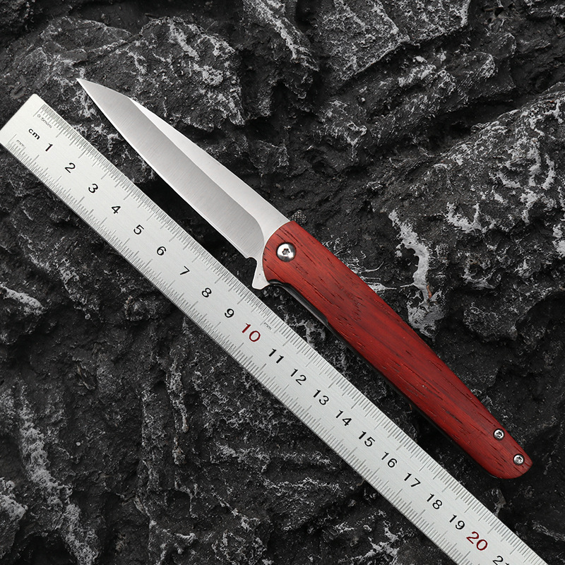 户外防身锋利折叠刀折刀便捷水果刀野小刀高硬度野营求生刀