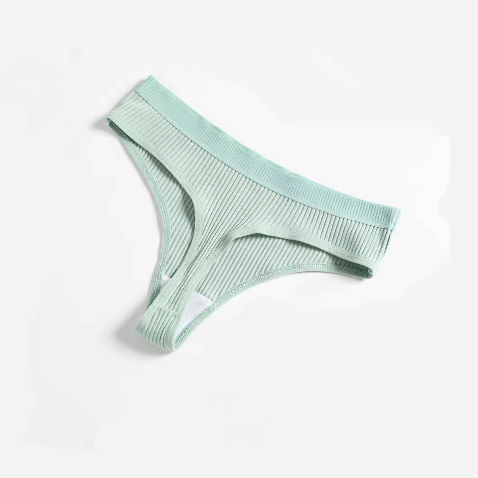 Nuevo tipo de pantalones en forma de T para niñas abdominales para elevar las caderas, pantalones en forma de T para mujeres de cintura baja, pantalones de algodón transpirables, procesamiento personalizado