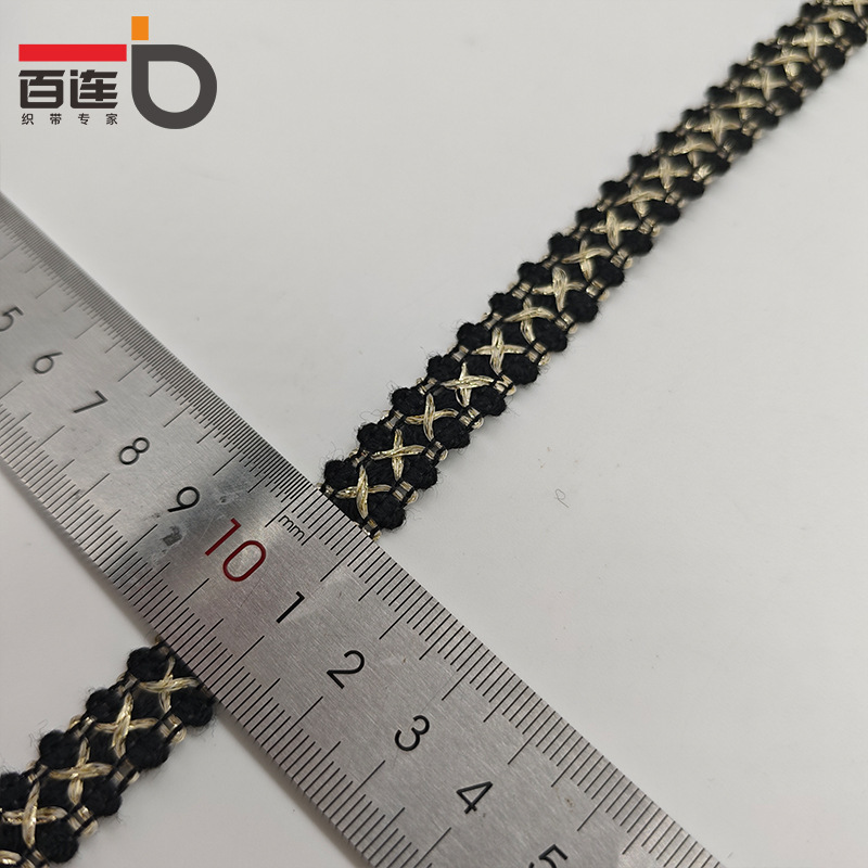 小香風流蘇金銀糸リボンレース編み歯ブラシセーター指導口装飾条手作りdiy補助材料|undefined