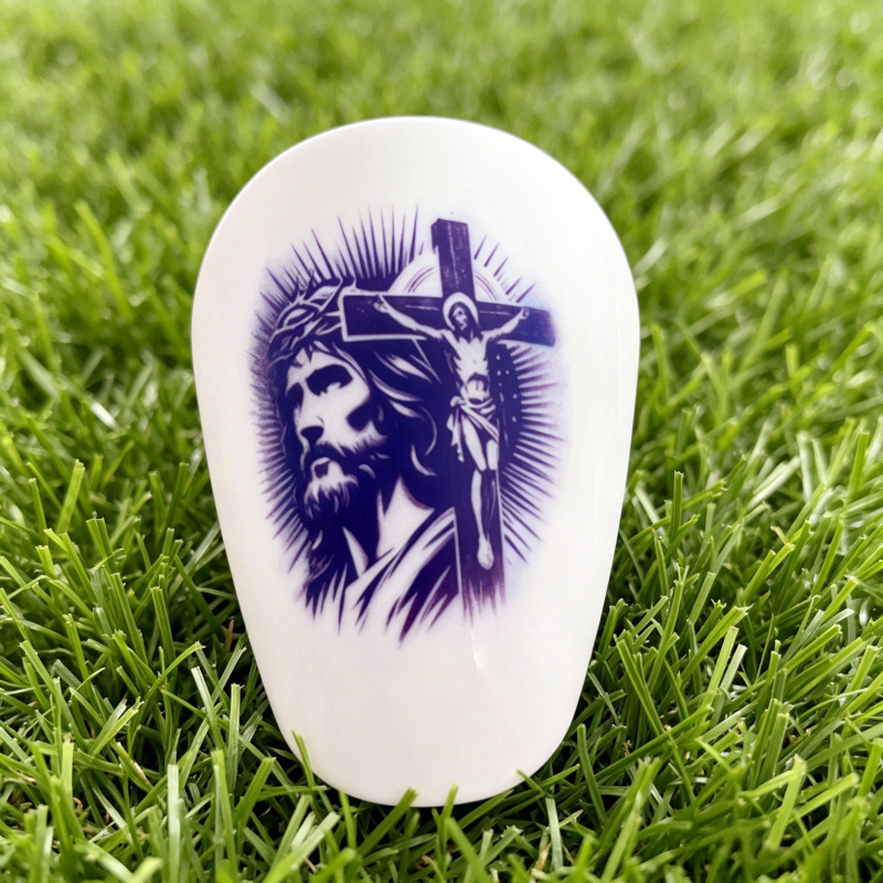 Cross-Border Bible-Themed Mini Shin Guards, Football Shin Guards, Insert-Type Calf Protectors, Football Shin Guard Equipment