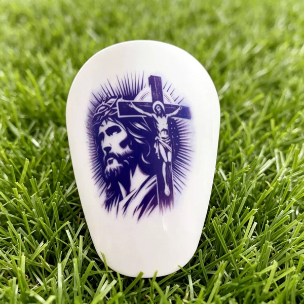 Cross-Border Bible-Themed Mini Shin Guards, Football Shin Guards, Insert-Type Calf Protectors, Football Shin Guard Equipment