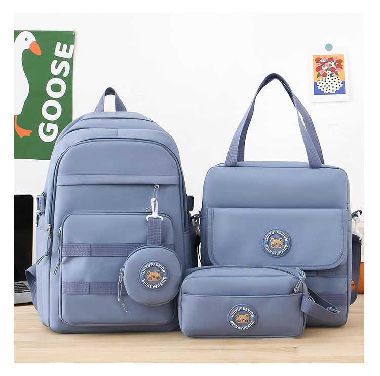 Zaini per bambini, estate, nuova stagione scolastica, zaino per studenti della scuola primaria di 3a e 4a elementare, stile coreano, semplice, grande capacità, borsa casual in tela_voghion.com