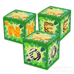 BX001 Amazon Jungle Animal Giraffe One Best One Gutem Dishile Diseorative Gift Box Candy Package