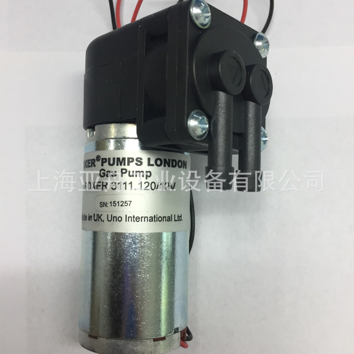 英国BOXER气体传输泵工程塑料3K系列单头气体传输泵隔膜气泵