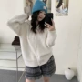 新款连帽休闲百搭针织衫