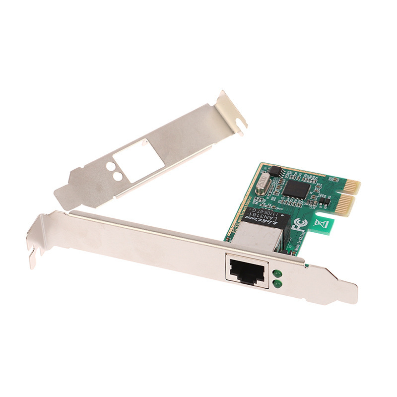 Pci-E Network Card Gigabit Wired Network Card Pcie Rj45 Ethernet Rtl8111C Chip 1000m Driver-Free